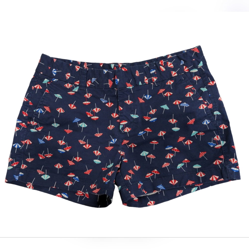 Gap Factory City 3" shorts, beach umbrella print, size 4, like new